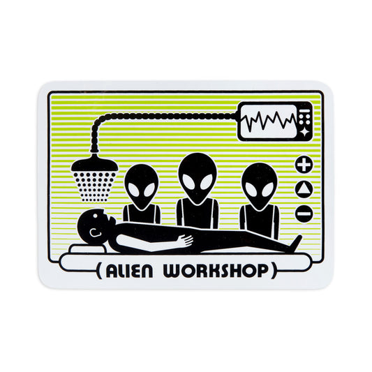 Alien Workshop Abduction Sticker - Green