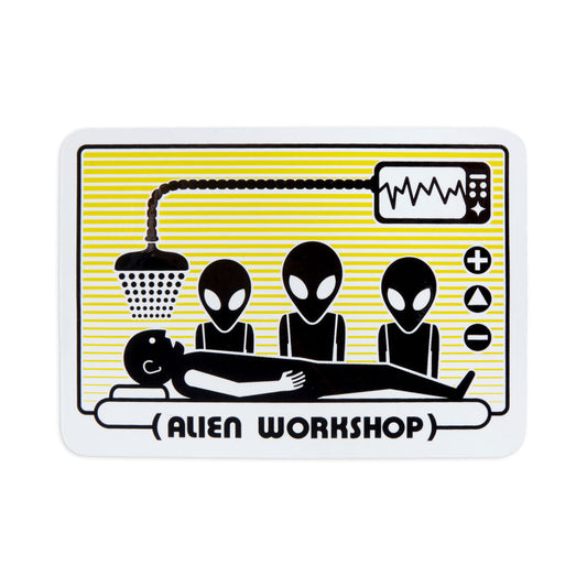 Alien Workshop Abduction Sticker - Orange
