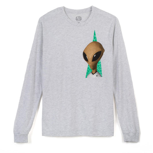 Visitor Reality L/S T-Shirt Heather Gray