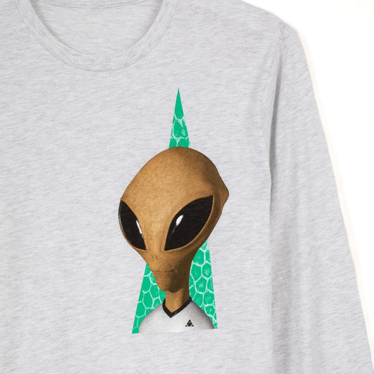 Visitor Reality L/S T-Shirt Heather Gray