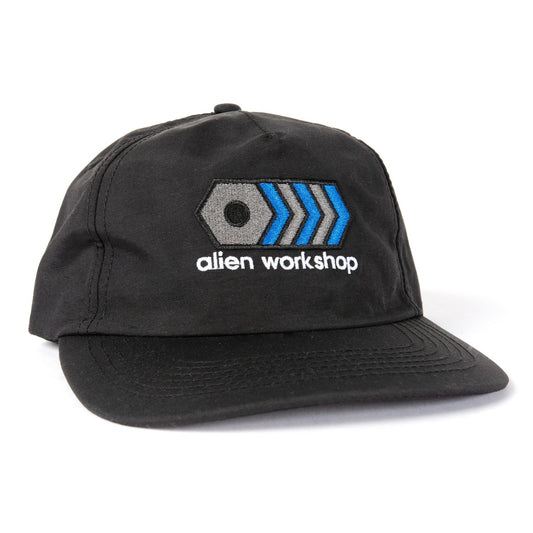 Bolts Strapback Hat Black